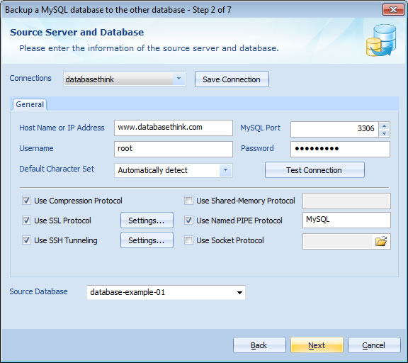 Source MySQL Server