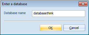 Enter a database Enter a database