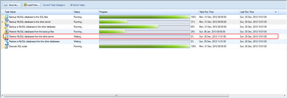 Restore MySQL databases from the other server