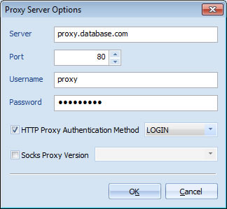 Proxy Server Options Proxy Server Options